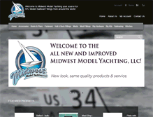 Tablet Screenshot of midwestmodelyachting.com